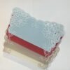PORTA COPO/ PORTA XÍCARA DE TECIDO ORGANDI  9,5CM UNIDADE