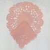 PORTA COPO/ PORTA XÍCARA DE TECIDO ORGANDI  9,5CM UNIDADE