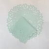 PORTA COPO/ PORTA XÍCARA DE TECIDO ORGANDI  9,5CM UNIDADE