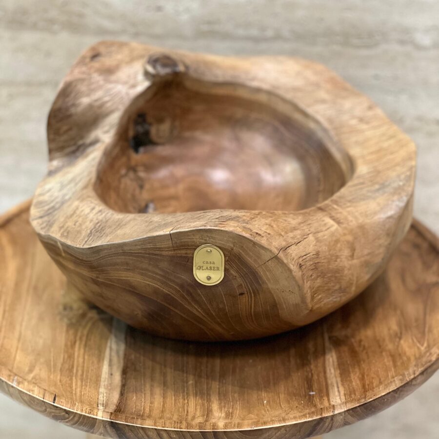 BOWL EM MADEIRA 40X15 CM