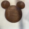 PRATO MICKEY EM MADEIRA 28 CM