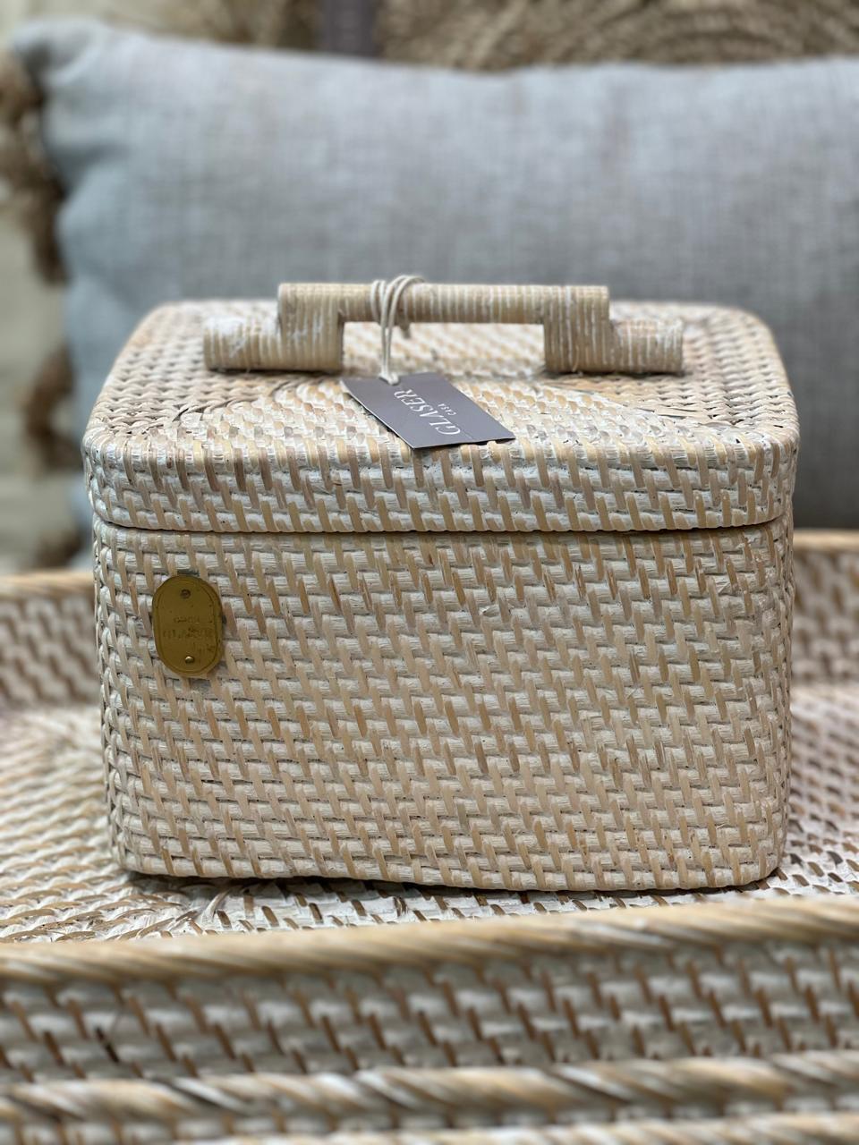 PORTA SORVETE EM RATTAN 17X14CM