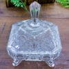 POTICHE DECORATIVO COM PÉ DE CRISTAL DE CHUMBO PALADIUM 16X20CM